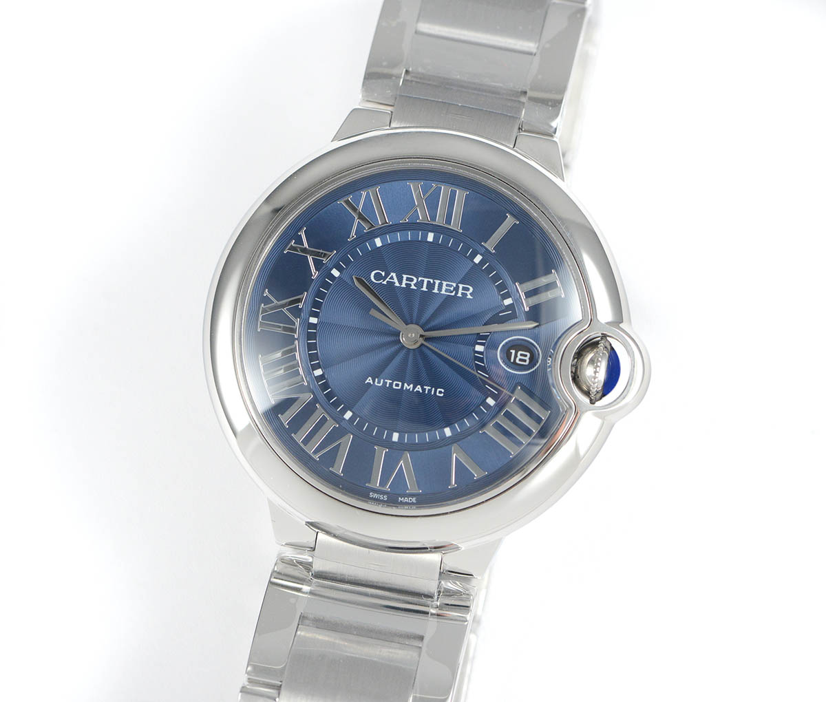 Balon Bleu 42mm SS SS Blue V6F V4 Asia 2824 Ballon Bleu de Cartier