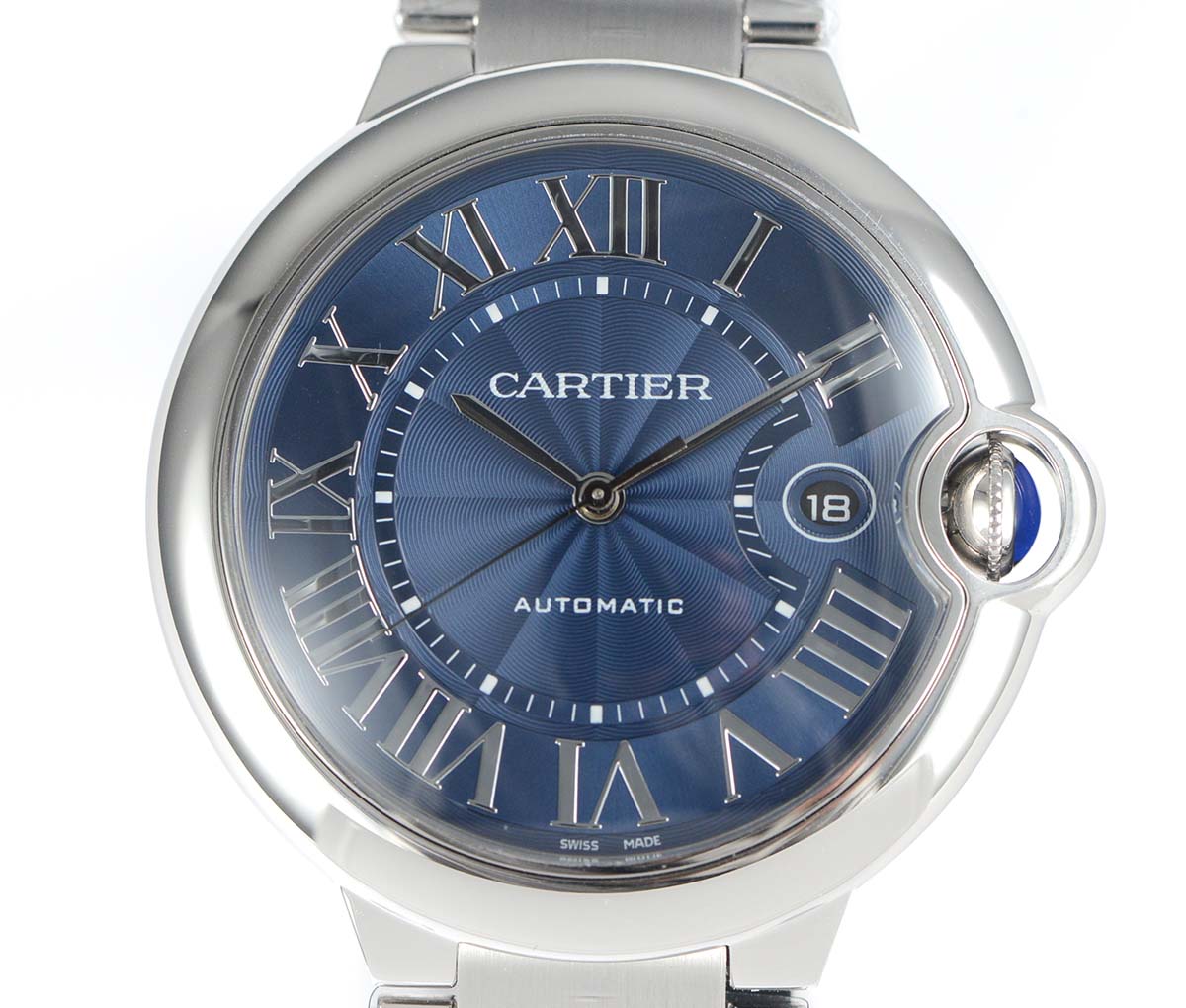 Balon Bleu 42mm SS SS Blue V6F V4 Asia 2824 Ballon Bleu de Cartier