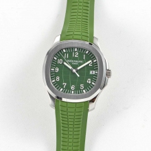 Aquanaut  SS PF green Dial on green  Rubber