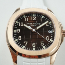 Aquanaut Ref.5167 white rubber Brown dial ZF  MY9015