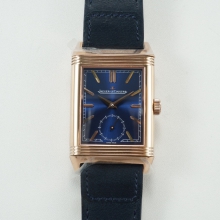 Reverso Tribute Small Seconds RG Blue MGF