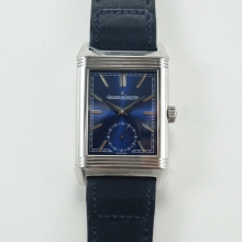Reverso Tribute Small Seconds SS Blue MGF