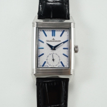 Reverso Tribute Small Seconds SS white  MGF