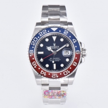 GMT Master II 126710 oyster SS/SS pepsi BLUE DIAL CLEAN VR3286