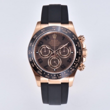 clean factory daytona 116515 ceramic bezel rg brown dial 4130